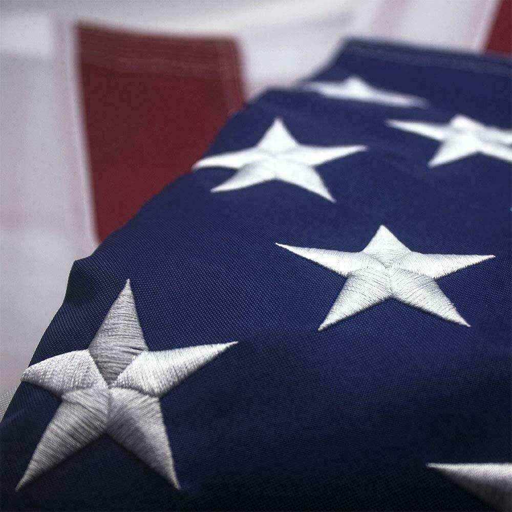 American Flag Outdoor Heavy Duty Embroidered Stars USA Flag - My Store