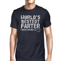 World's Bestest Farter Men's Navy Funny Fathers image 0