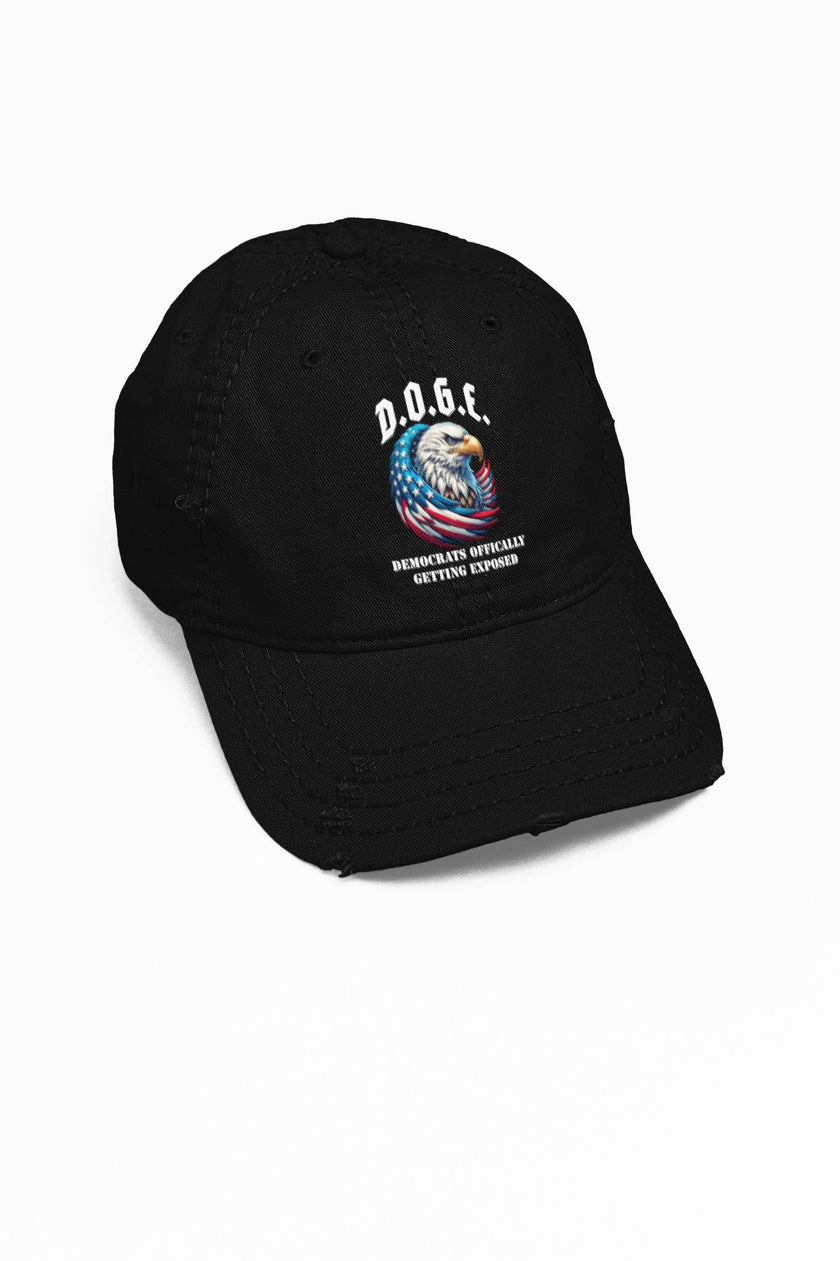 DOGE | Democrats Officially Getting Exposed Trucker Cap | Adjustable Unisex Hat - My Store