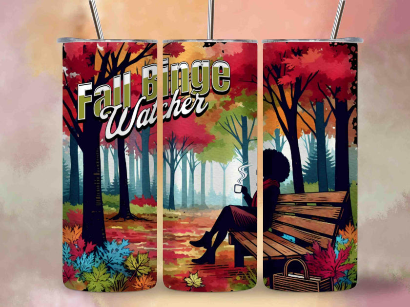 Fall Binge Watching 20 oz Tumbler (2 Choices) - My Store